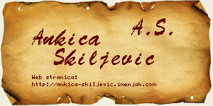 Ankica Škiljević vizit kartica